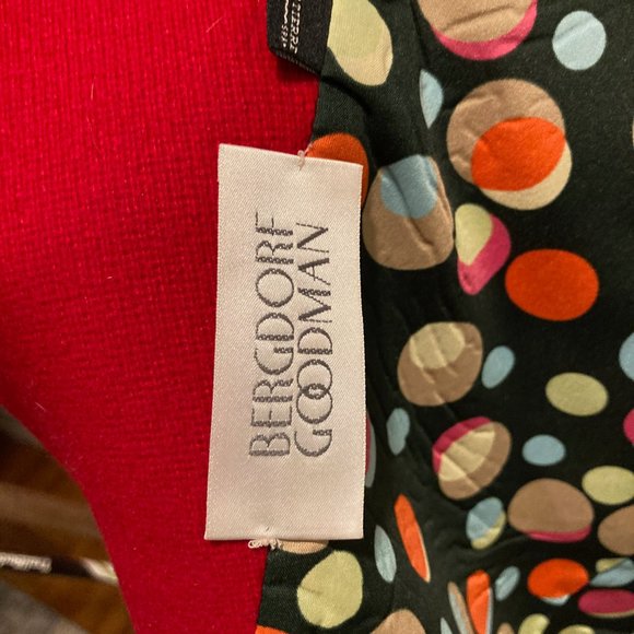 Long Red Dolce & Gabbana Wool Coat - Picture 5 of 6